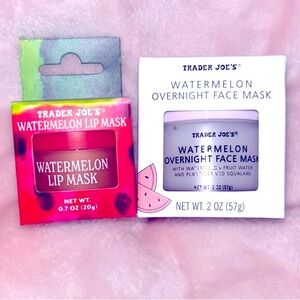 Trader Joe's Watermelon Duo: Overnight Face Mask + Lip Mask